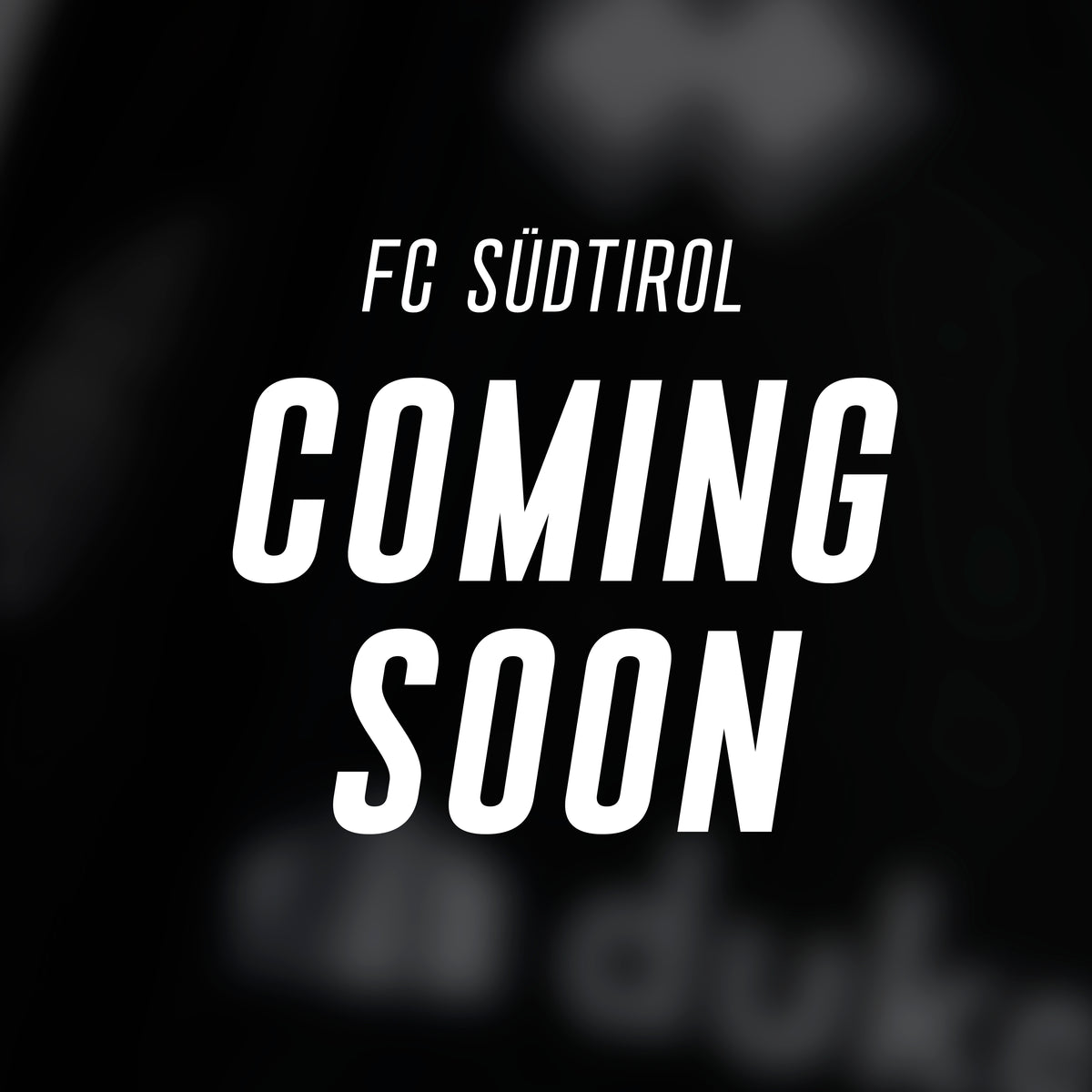 COMING SOON - FC Südtirol Maglia Gara Third 2026/2027
