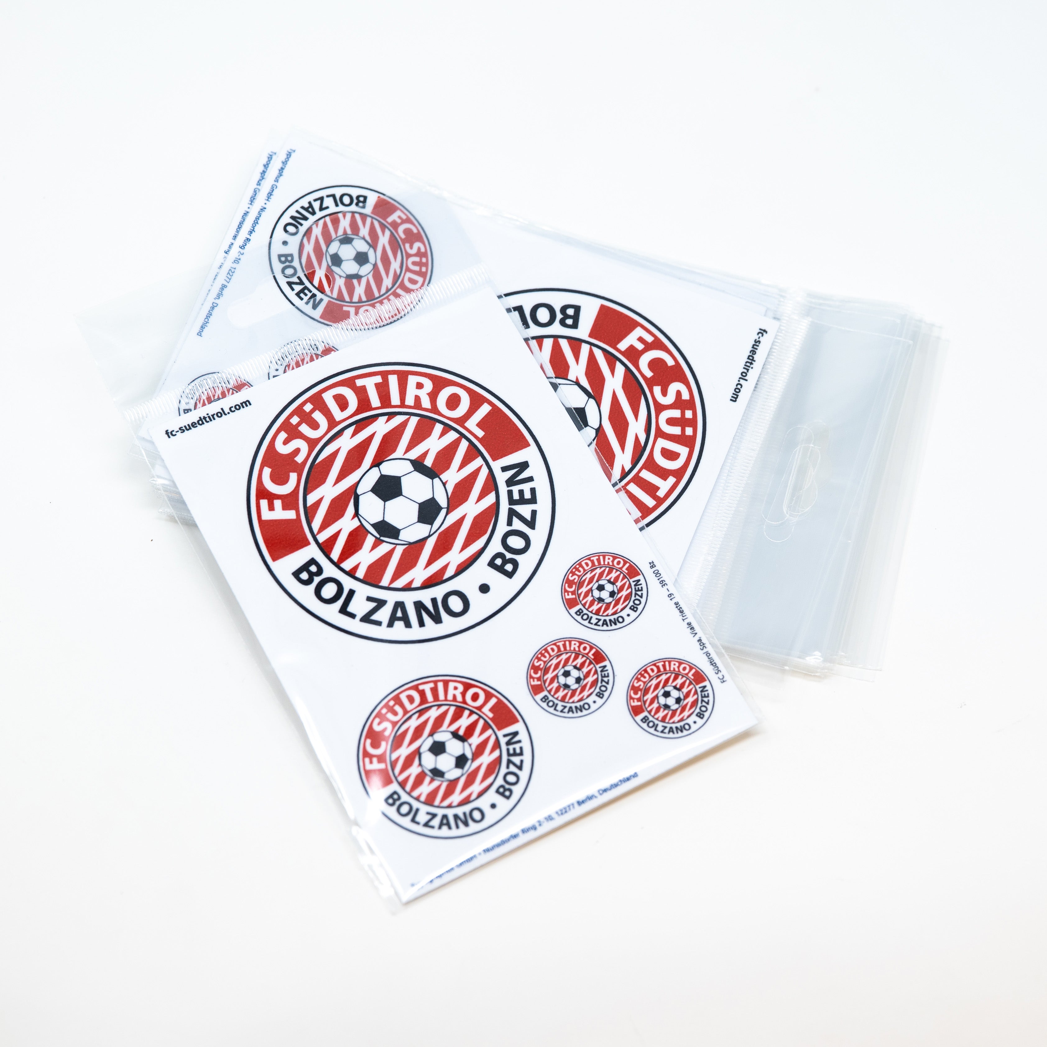 FCS RED&WHITE LOGO STICKER A6