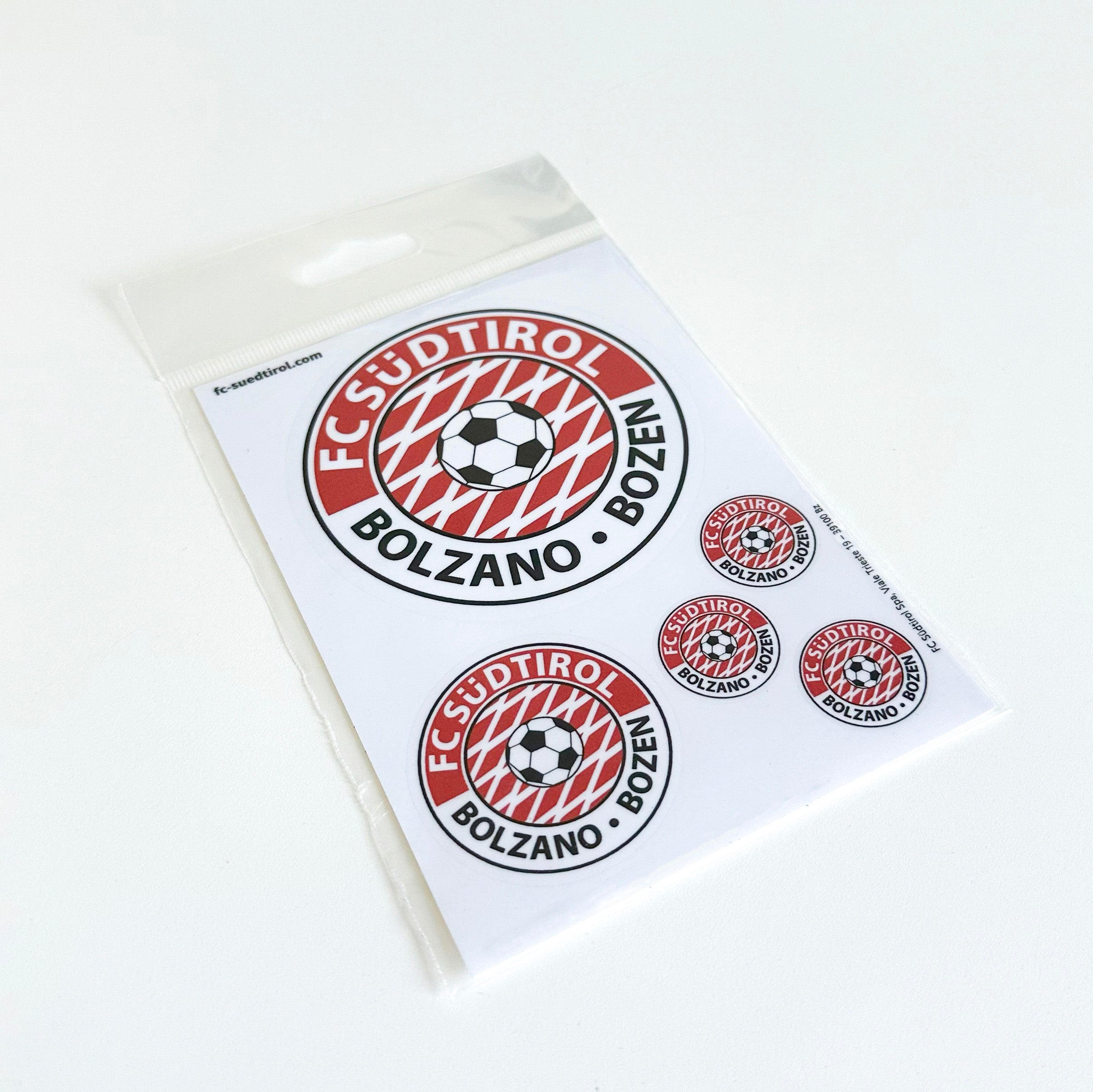 FCS RED&WHITE LOGO STICKER A6