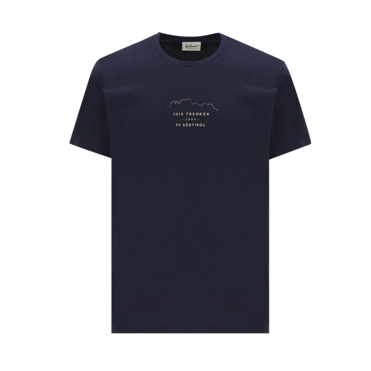 Luis Trenker "Mountain" T-Shirt Blue