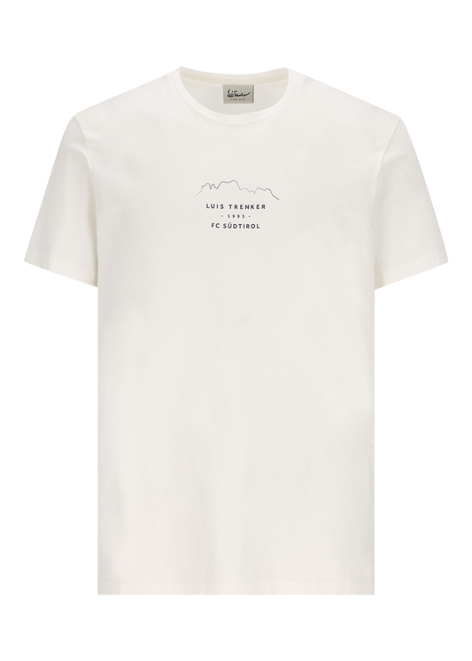 Luis Trenker "Mountain" T-Shirt White