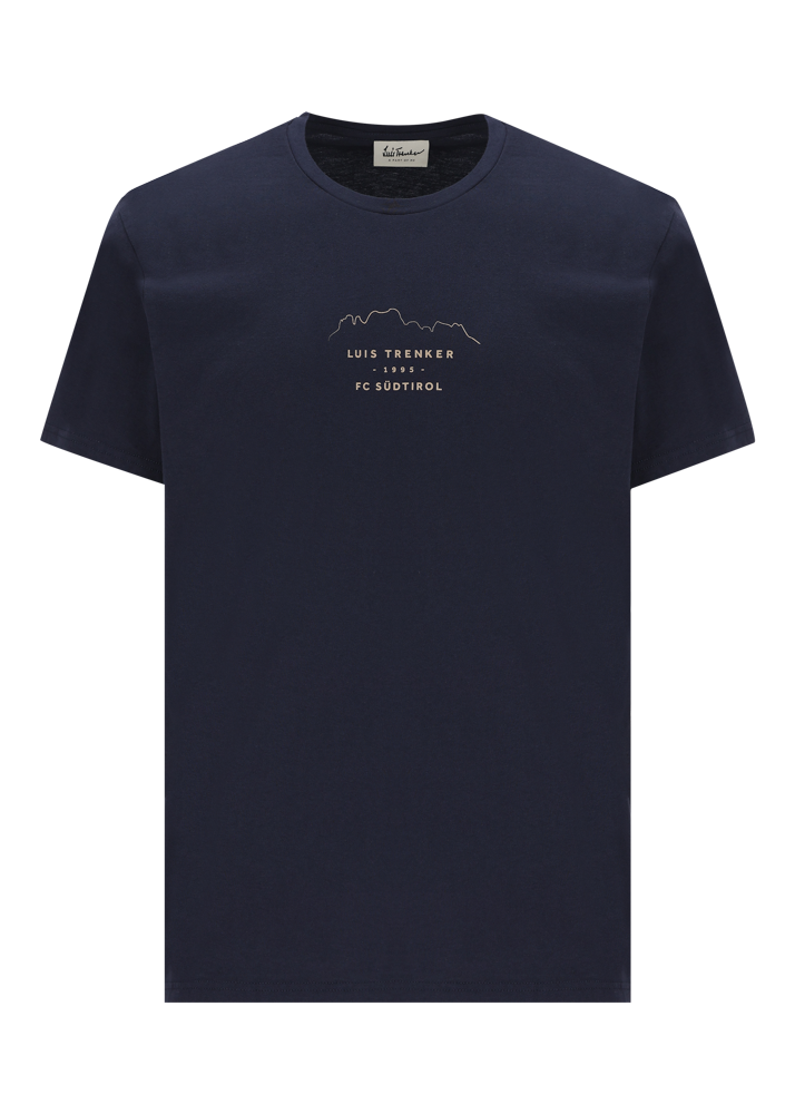 Luis Trenker "Mountain" T-Shirt Blue