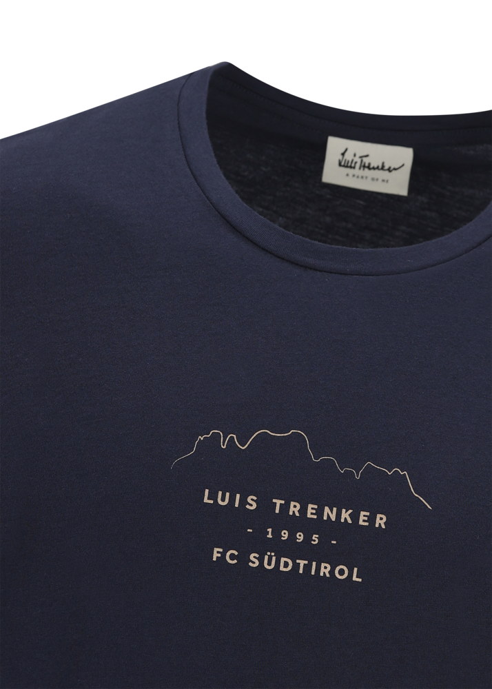 Luis Trenker "Mountain" T-Shirt Blue